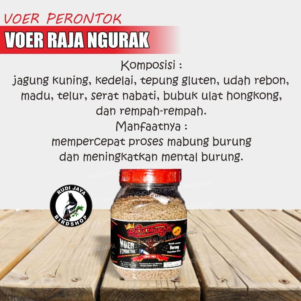 Fe24 Voer Raja Ngurak Dan Top Form Rendah Protein Pakan Makanan Pur Perontok Bulu Burung Terbaik Mem