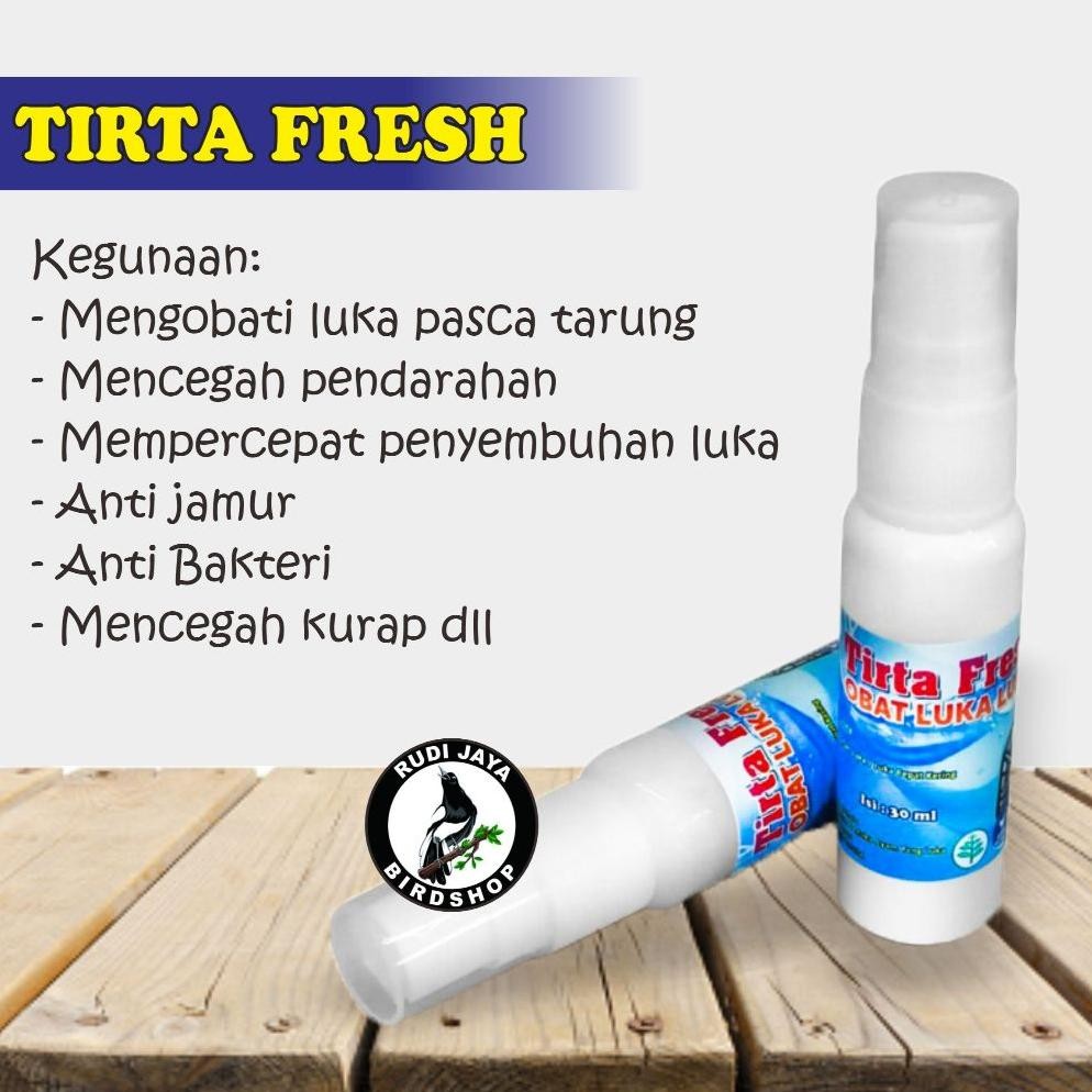 Jy-56 Tirta Fresh 1 Sachet Sawung Jalu Vitamin Jamu Ayam Aduan Obat Semprot Muka Obat Luka Luar Ayam