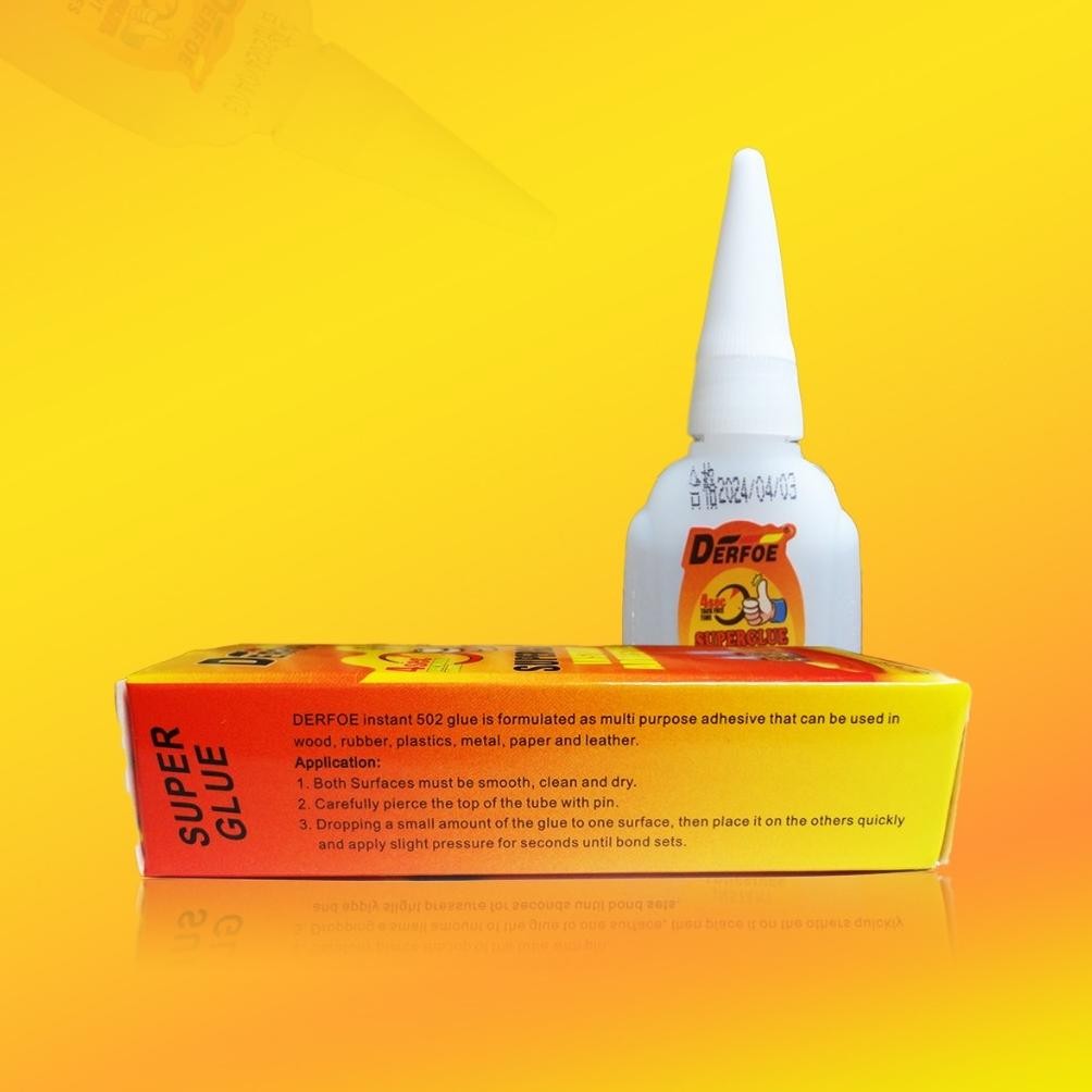 

Rt-4 Ex45 502 Lem Tetes Derfoe Lem Tetes Instant /Cyanoacrylate Glue Terlaris