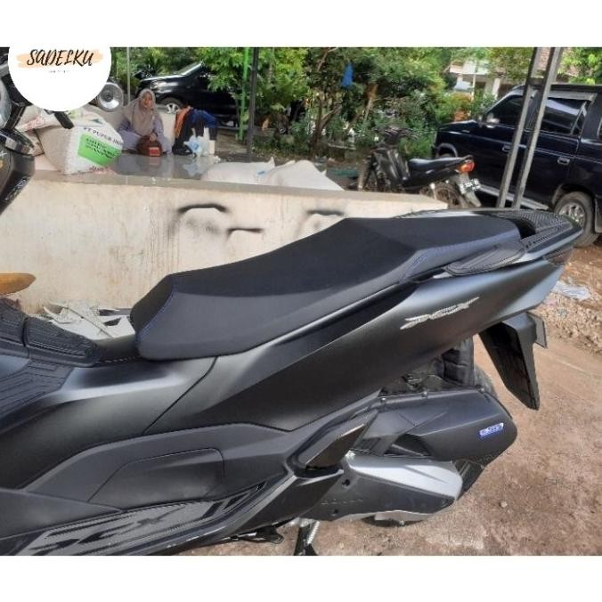 / Jok Anti Jinjit Motor Pcx 150/160 Polos Hitam Jok Slim Pcx Set Tinggal Pasang /