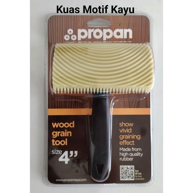 kuas motif kayu / kuas propan / wood grain rubber / kuas urat kayu