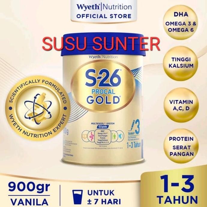 Murah S 26 Procal Gold 900 Gram/S26/900Gr/Tahap 3