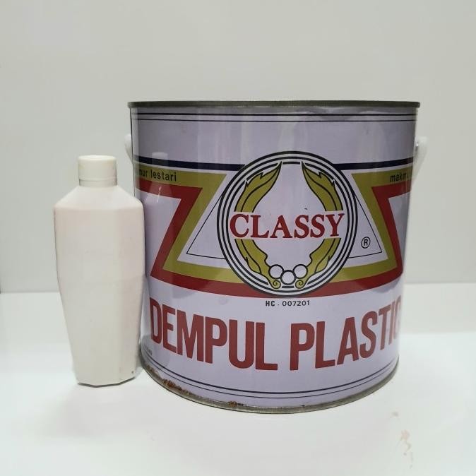Dempul Plastik Classy 1 Gln Dempul Mobil Motor Besi Kayu Original