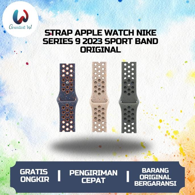 STRAP APPLE WATCH NIKE SERIES 9 2023 SPORT BAND ORIGINAL 45MM