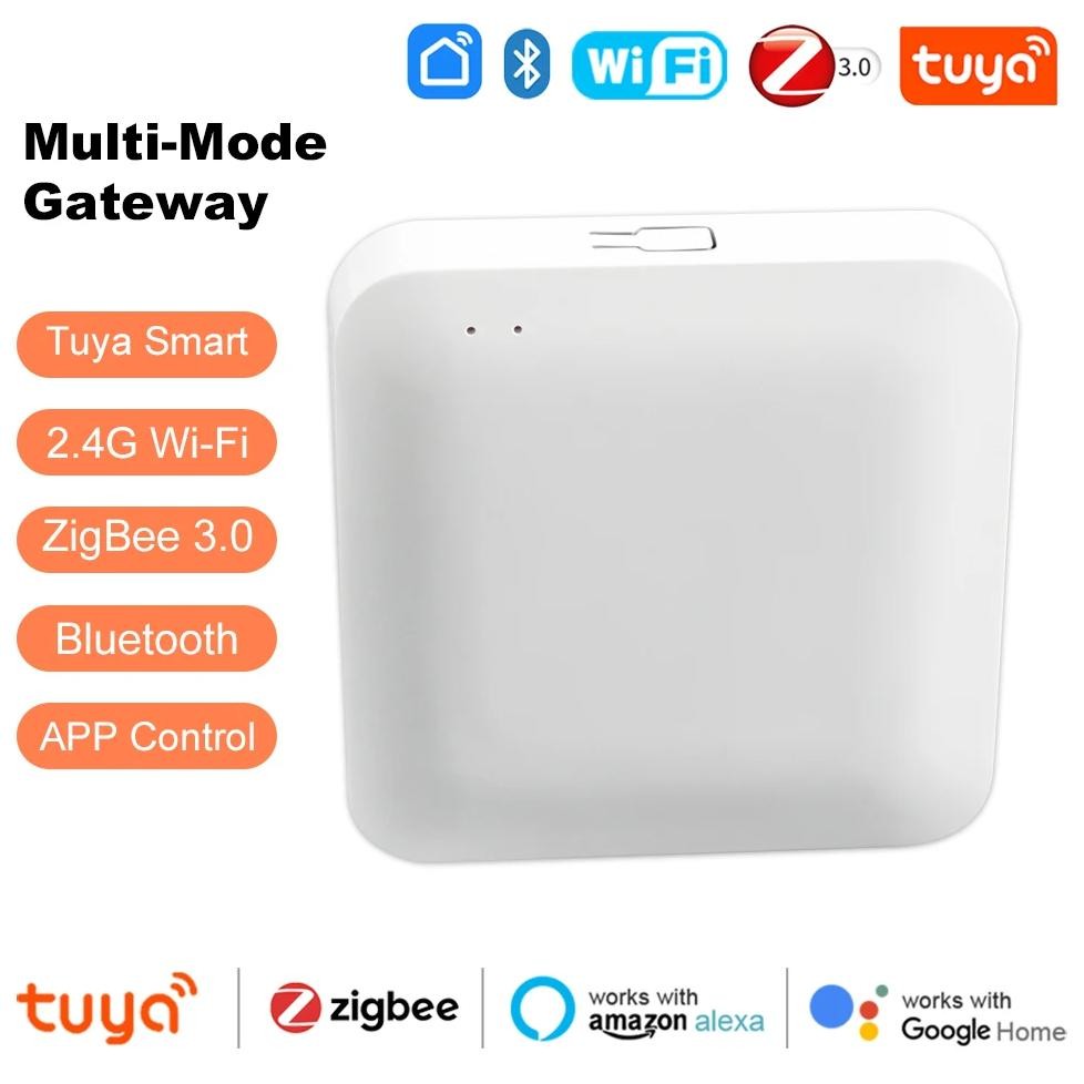 Tuya Smart Zigbee/Bluetooth Multi Mode Gateway Hub Bridge Smart Home Control Smart Life App Remote C