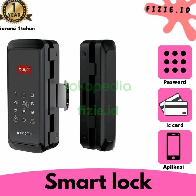 Kunci Pintu Digital Sliding Sidik Jari Smart Door Lock