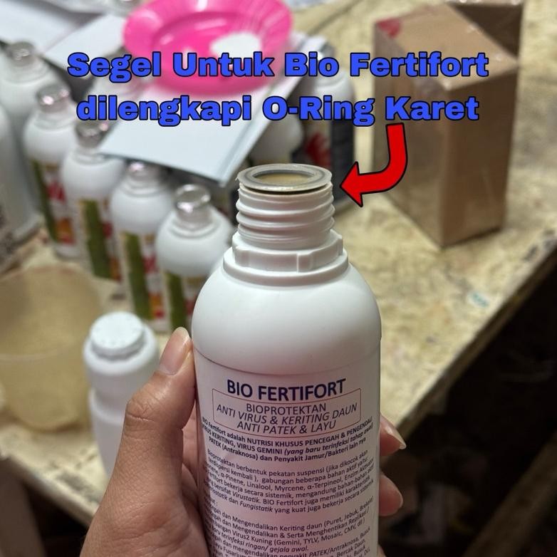 PAKET POC FERTIFORT KUNING + BIO FERTIFORT Anti Virus Gemini Anti Keriting Daun Obat Puret Keriting 
