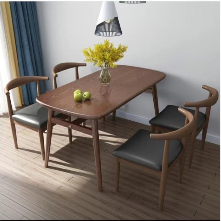 [Ak]Kursi Makan Kayu Kursi Kantor Kursi Belajar Kursi Kafe Kursi Luar Ruangan Kursi Bar Kursi Tanduk