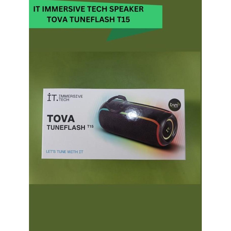Terlaris It Immersive Tech Speaker Tova Tuneflash T15