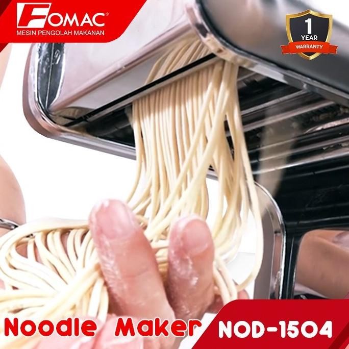 Terlaris Mesin Pencetak Mie Kue Bawang Noodle Maker Fomac Nod-1504 Pemipih Adonan Ready Stok
