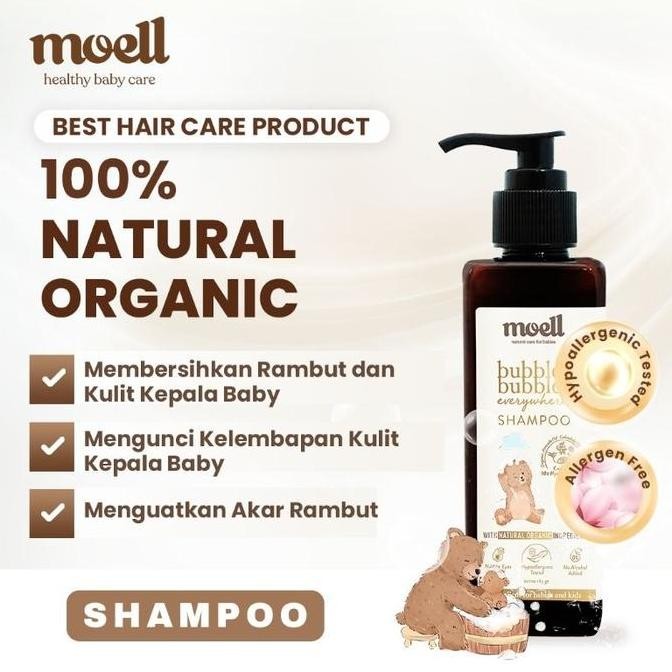 Moell Skincare Bayi - Hair Lotion | Body Lotion | Sunscreen | Face Cream Bayi dan Anak KS