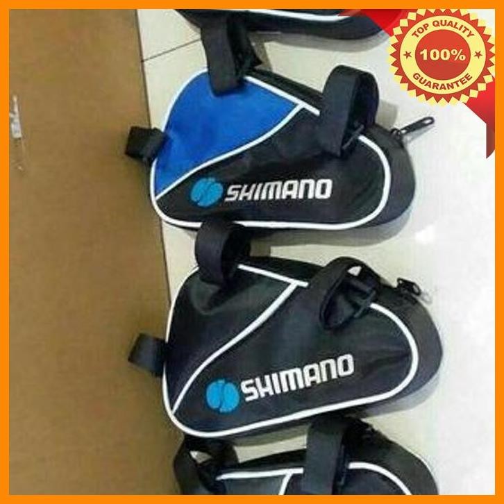 [MAR] TAS FRAME SEPEDA SADDLE BAG JOK MTB BALAP LIPAT SEGITIGA HITAM
