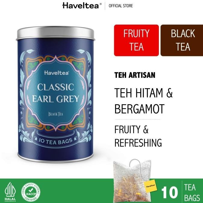 

Promo Classic Earl Grey | Big Tin | Haveltea | Teh Hitam Bergamot Indonesia