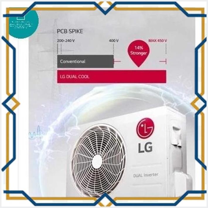 [NEB] OUTDOOR BARU AC LG DUAL INVERTER 1 PK ORIGINAL