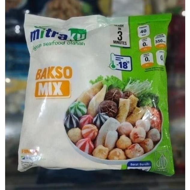 

READY STOK Mitraku Bakso Ikan Mix 500gr Dikemas Beku Tahan Lama Siap kirim