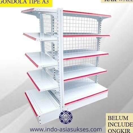 Rak Gondola Minimarket - Tipe Wall Gondola A3 SUCA