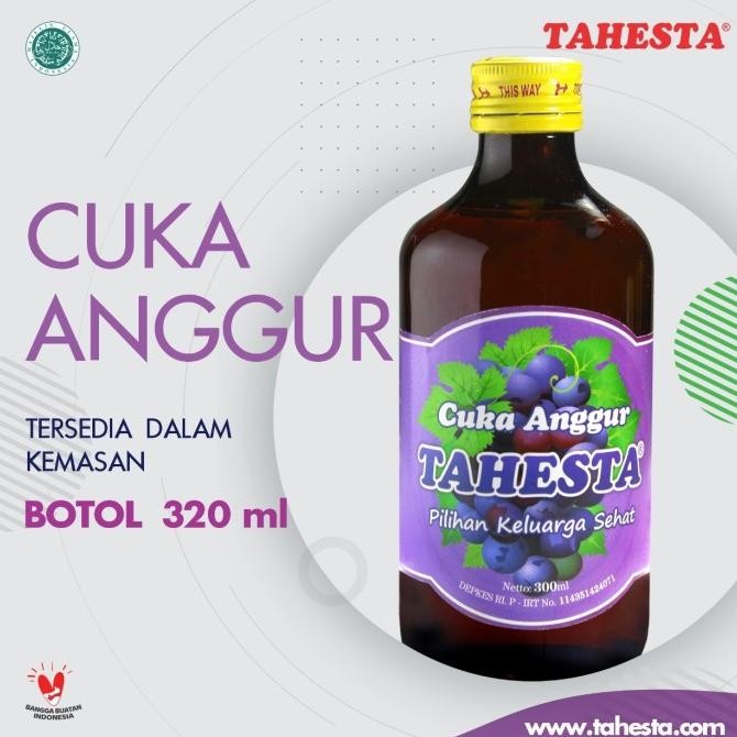 

STOK TERBATAS CUKA ANGGUR TAHESTA 320ML