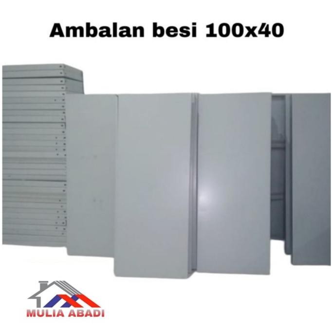Rak ambalan besi 100x40