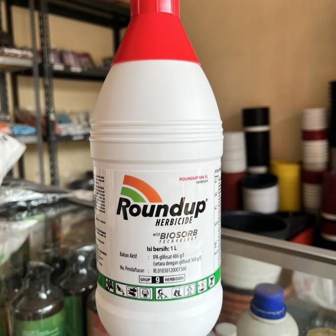 ROUNDUP 486SL kemasan 1liter obat pembasmi gulma / obat rumput liar murah