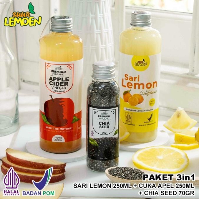 

STOK TERBATAS PAKET DIET DETOX CUKA APEL SARI LEMON MADU CHIA SEEDS BY SUUR LEMOEN