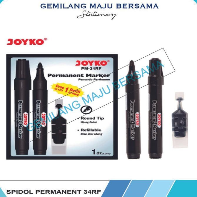 

Ready Spidol Permanen Joyko PM- 34 RF