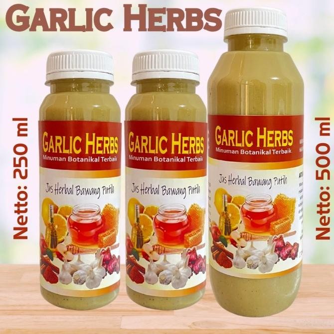 

STOK TERBATAS GARLIC HERBS JUS BAWANG PUTIH HERBAL JAHE MERAH LEMON MADU CUKA APEL KAYU MANIS