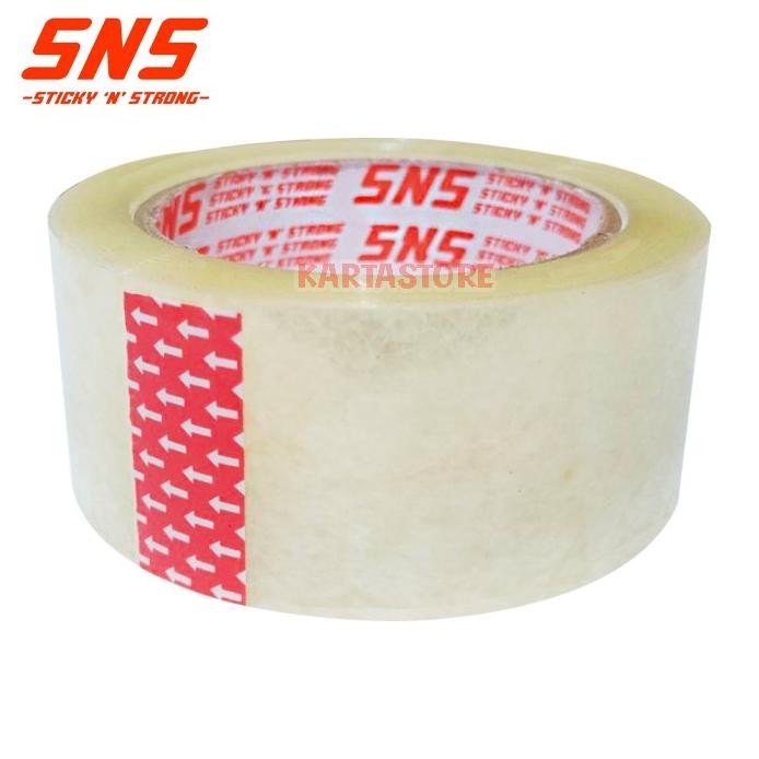 

ready [ 1 KARTON ] LAKBAN SNS BENING/COKLAT 100 YARD KHUSUS SAMEDAY INSTANT murah