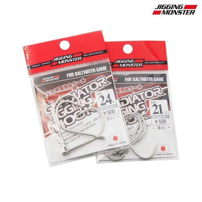 Promo Jigging Monster Gladiator Jigging Hook GJH-001T Kail Pancing Laut