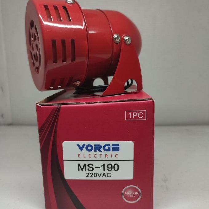new VORGE mini Motor Siren (Sirene) MS-190M 3" BUKAN FORT MS-190 MS190 murah