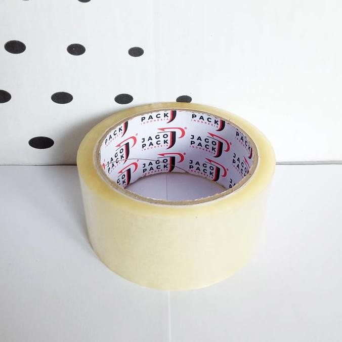 

ready [BONUS DISPENSER] 1 Slop - Lakban Bening Ekonomis 45 x 90 yard - Lakban Packing Hemat - Jago Pack Indonesia murah