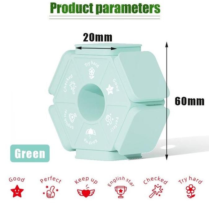 

ready Stampel Nilai Guru Bahasa Inggris Untuk Tugas Anak Teacher Stamp Tk Stempel Bintang Reward 6 Sisi murah