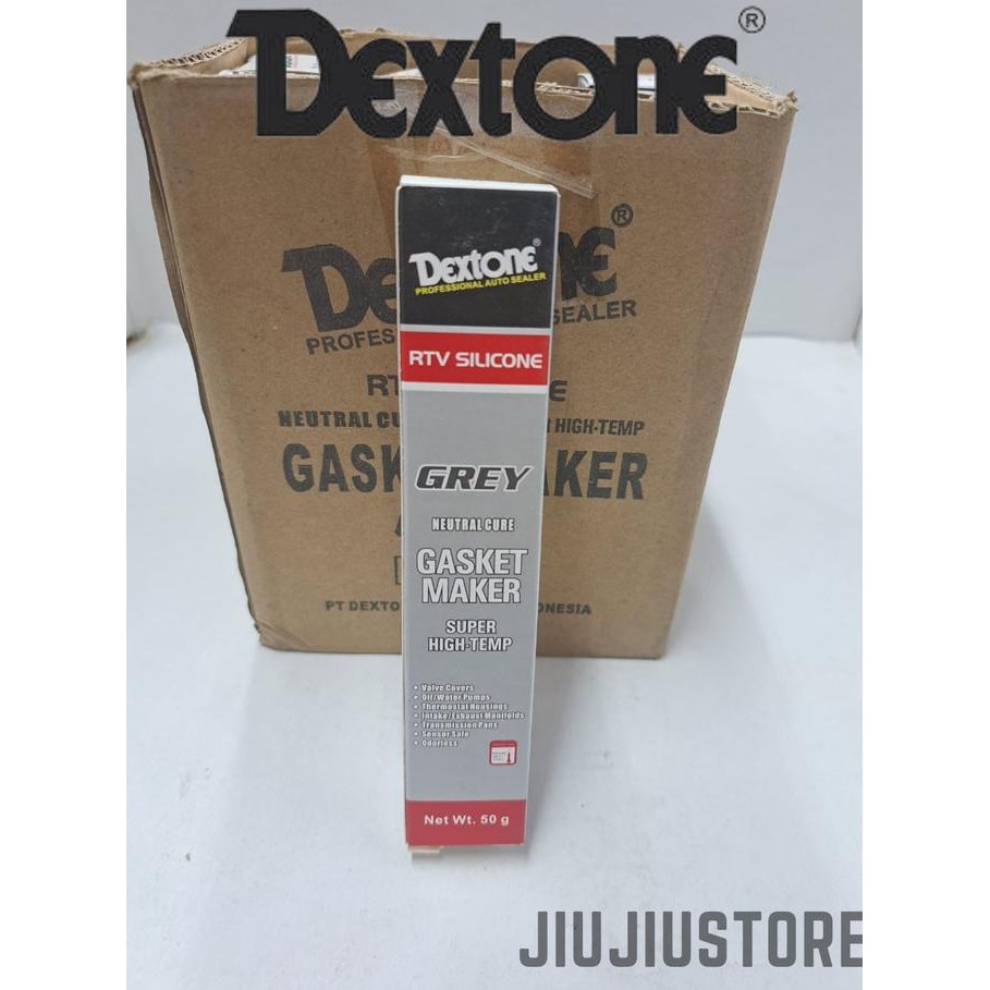 ready LEM GASKET DEXTONE GREY TAHAN PANAS LEM PAKING MESIN DEXTONE 50 GR murah
