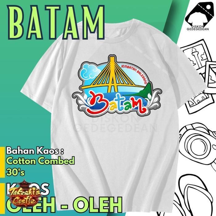 Kaos Murah Diskongedegedean Kaos Souvenir Batam Baju Tshirt Oleh Oleh Indonesia Dewasa Anak Varian 2