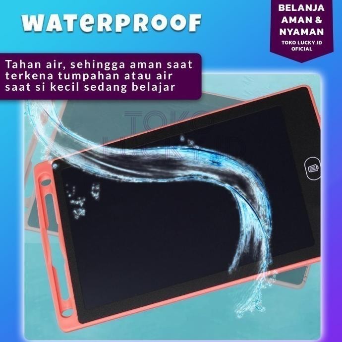 

tyS Papan Tulis Anak Tablet Belajar Menulis Menggambar LCD Writing 8.5 Inc