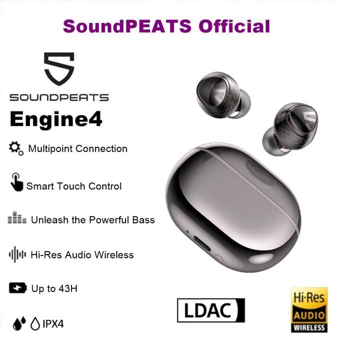 SoundPEATS Engine4 Engine 4 TWS True Wireless Earbuds High-Fidelity