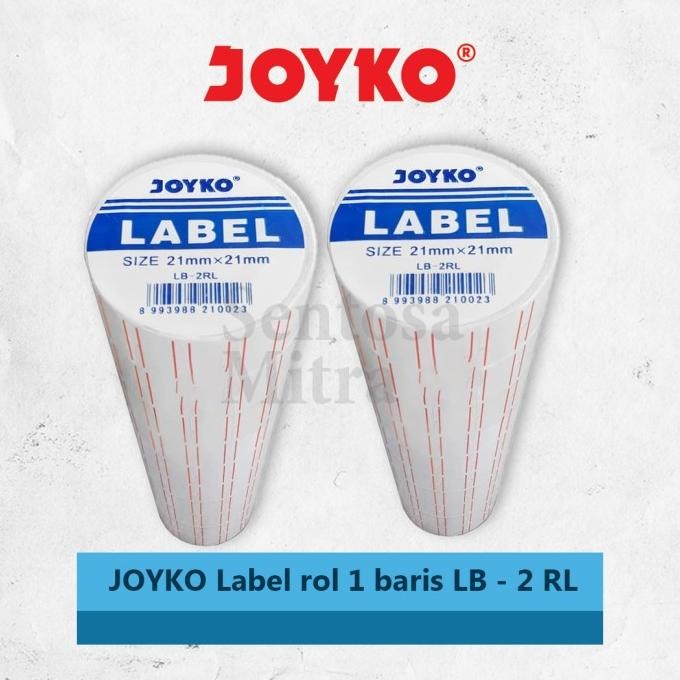 

ready Label rol 1 baris LB-2 RL Joyko 1 Baris | Price Label MX 5500m 1 Line murah