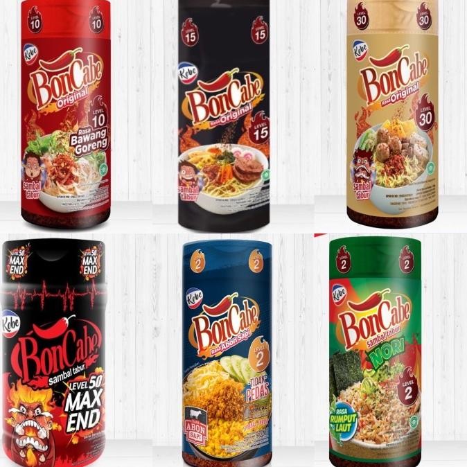 

(1 botol) KOBE BonCabe Sambal Tabur (Bon Cabe Bubuk)