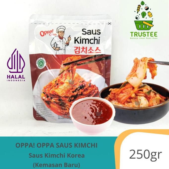 

Oppa! Oppa Saus Kimchi Khas Korea / Kimchi Sauce Oppa Halal 250gr