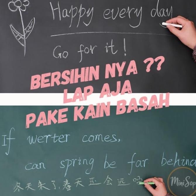 

tyS STIKER PAPAN TULIS WHITEBOARD BLACKBOARD KAPUR STICKER 60 X 200 CM