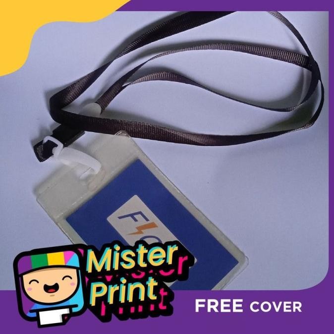

tyS Cetak ID Card 1 dan 2 sisi ukuran 5,4x8,6cm bisa satuan bahan PVC