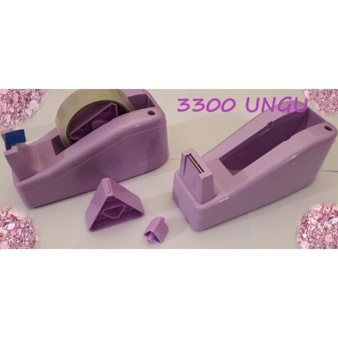 

ready TAPE DISPENSER Meja UNGU/PURPLE, ETONA 3300 PREMIUM! Cakepppp murah