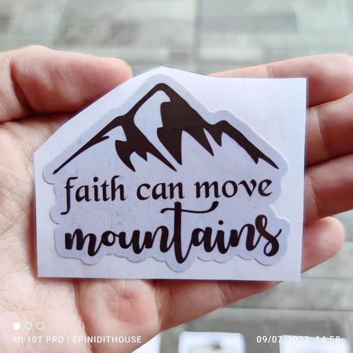 

ready Stiker Kristen Katolik Salib Doa Ayat Suci Motivasi Hidup Vinyl Print murah