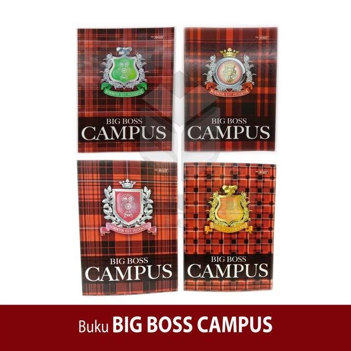 

tyS Buku Tulis Sidu Big Boss Campus Isi 50 Lembar / Bigboss Campuss 50 Lbr / Buku Ukuran Boxy B5 50