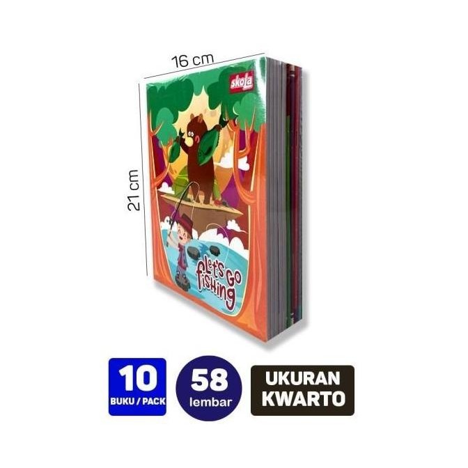 

tyS BUKU TULIS 58 LEMBAR SKOLA BY SiDU SINAR DUNIA (1 PACK 10 BUKU)