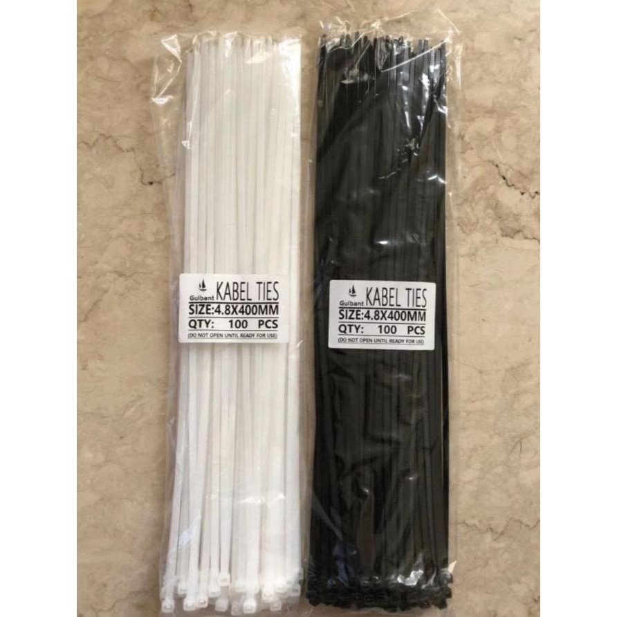 

tyS Kabel Ties Cable Tie 4.8 x 400mm (40cm) CV 400 Kualitas baik