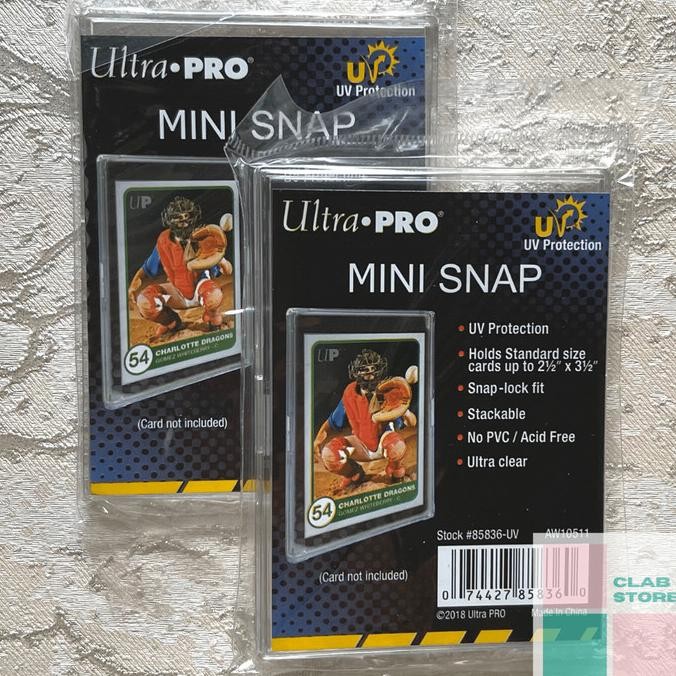 

tyS Snap Card Holder Mini Kotak Case Kartu TCG Sport kpop PhotoCard MTG