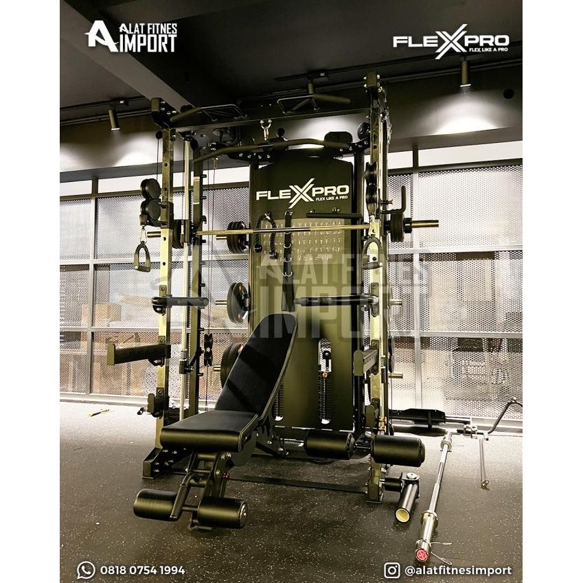 MULTIFUNCTIONAL SMITH MACHINE - ALL IN ONE - HOME GYM