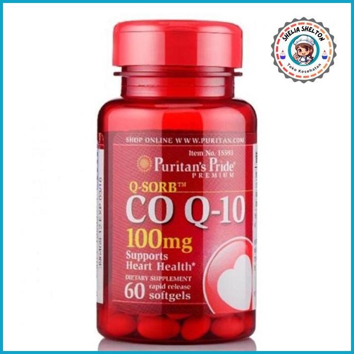 ASLI.. PURITAN PURITANS COQ10 100 COENZYME PURITAN'S CO Q10 Q 10 COQ 100MG 60