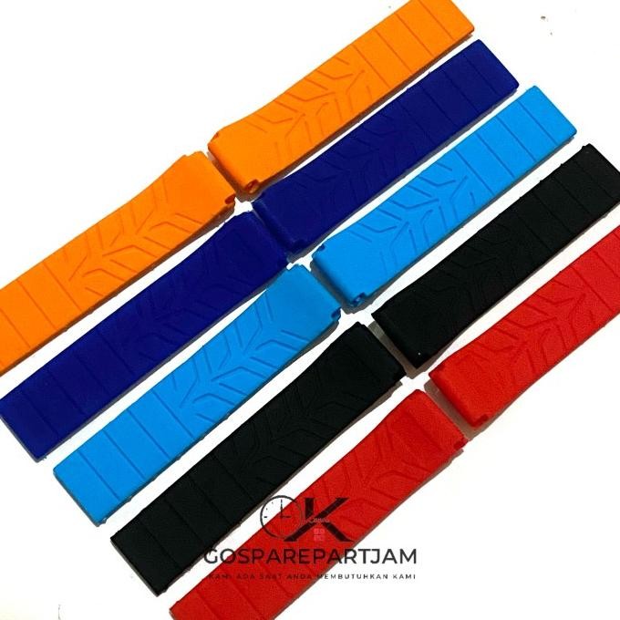READY STOCK STRAP TALI JAM TANGAN KARET RUBBER PREMIUM UNTUK TISSOT T RACE MOTO GP 