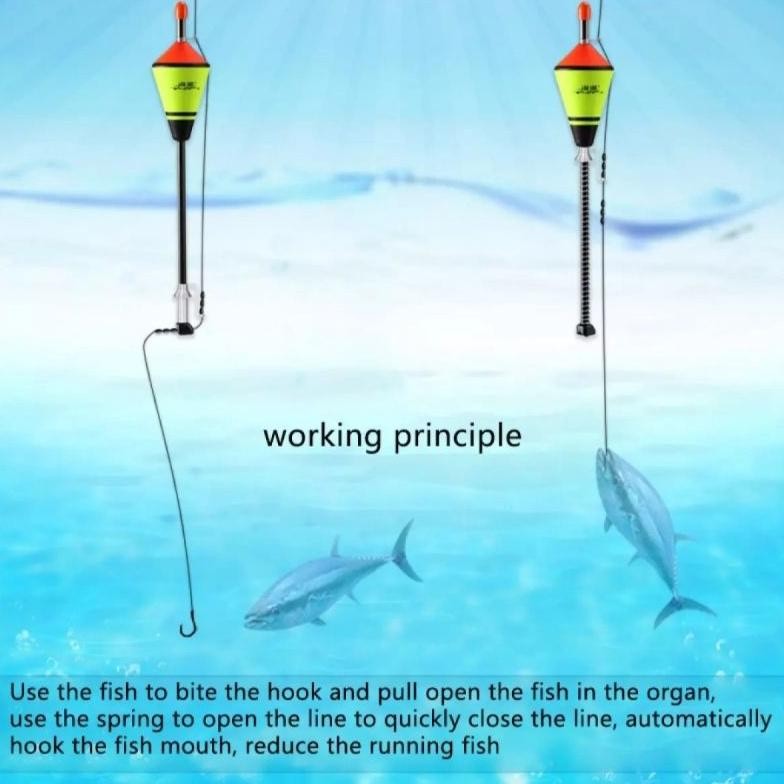 terlaris pelampung tarik kail pancing otomatis murah